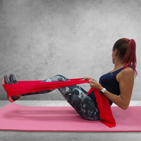 Guma Fitness Profit Heavy 120x15x0,55cm czerwona DK 2227 PROfit