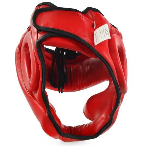 Kask bokserski Profight 705 PU czerwony senior PROfight
