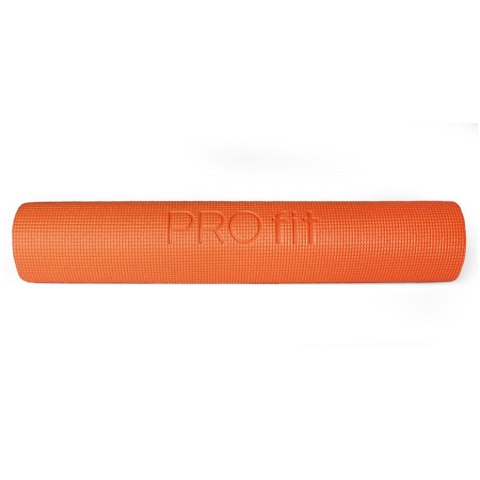 Mata do yogi Profit Slim 173x61x0,5cm pomarańczowa DK 2203 PROfit