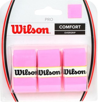 Owijka Wilson Pro Comfort Overgrip różowy 3szt WRZ4014PK Wilson
