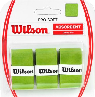 Owijka Wilson Pro Soft Absorbent Overgrip zielona 3szt WRZ4040LI Wilson