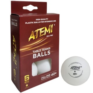 Piłeczki do ping ponga Atemi* białe 6 szt. Atemi