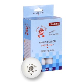 Piłeczki do ping ponga SMJ Silver Star 6 szt biała 8331 Smj