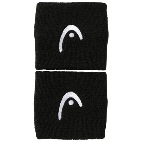 Frotki na rękę Head Wristband czarne 285050 Head