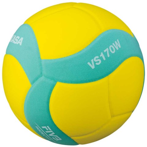 Piłka siatkowa Mikasa żółto-zielona VS170W Mikasa