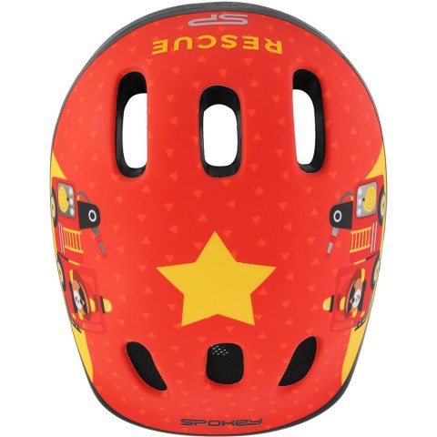Kask rowerowy dla dzieci Spokey Fun czerwony M 941014 Spokey