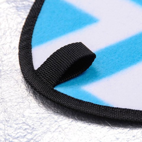 Koc piknikowy Meteor 180x200 cm XL niebieskie zygzaki 77057 Meteor