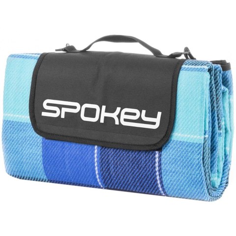 Koc piknikowy Spokey Picnic Flannel niebieski 150x180cm 839636 Spokey