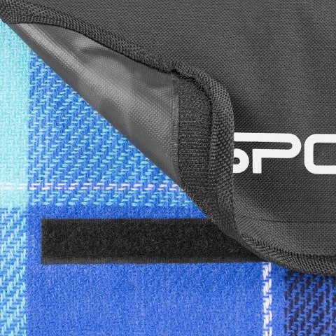 Koc piknikowy Spokey Picnic Flannel niebieski 150x180cm 839636 Spokey