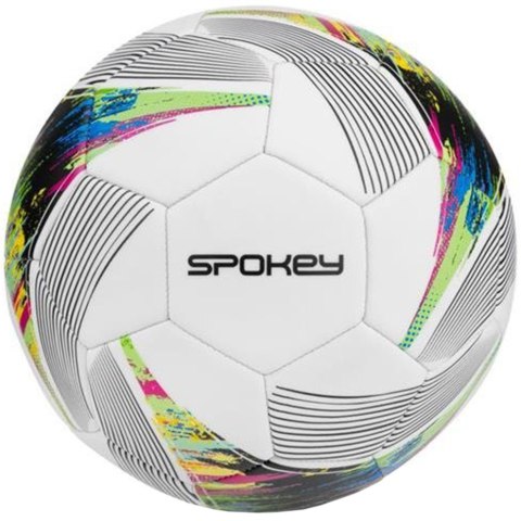 Piłka nożna Spokey Prodigy biało-kolorowa 925384 Spokey