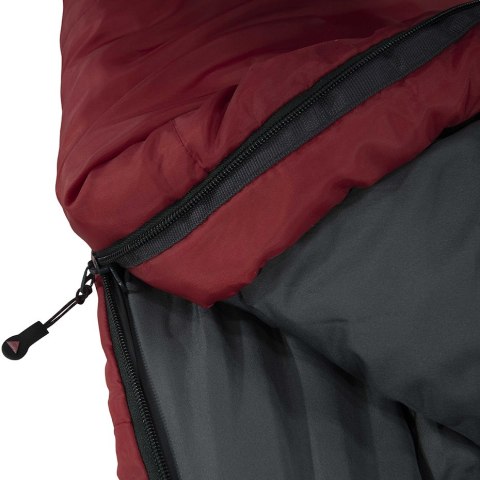 Śpiwór High Peak TR 300 230x85x55 cm bordowo-szary lewy 23066 High Peak