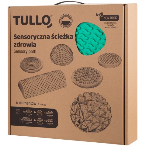 Zestaw sensoryczny ścieżka zdrowia 6 szt. Tullo 490 AM Tullo
