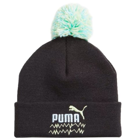 Czapka dla dzieci Puma Mixmatch Pom Pom czarna 024798 01 Puma