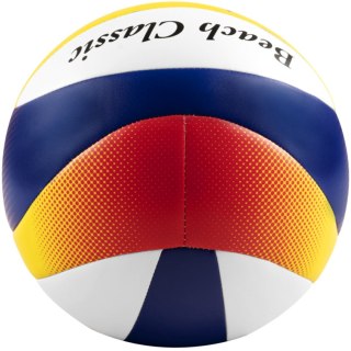 Piłka siatkowa plażowa Mikasa Beach Classic biało-żółto-niebieska BV552C-WYBR Mikasa