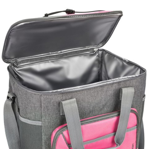 Torba termiczna Meteor Frosty 30L różowo-szara 74640 Meteor