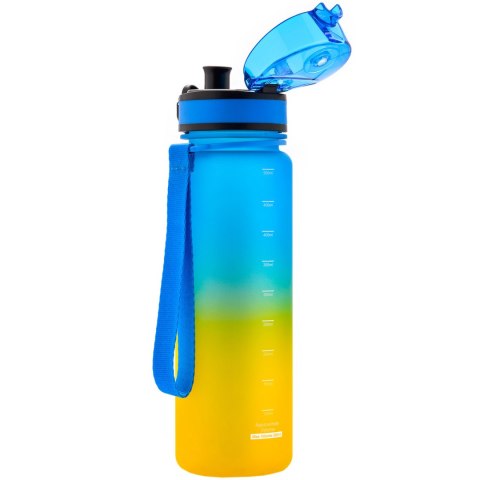 Bidon Meteor 500 ml niebiesko-żółty 10107 Meteor