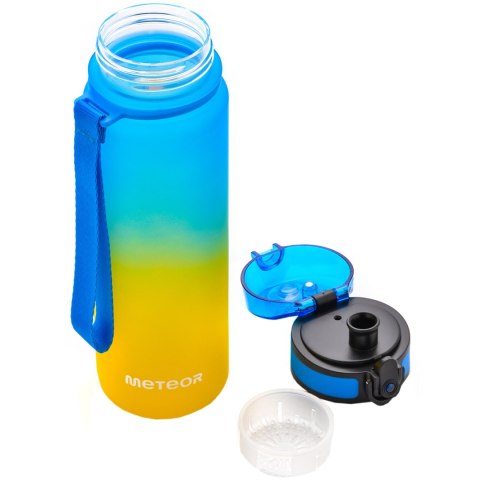 Bidon Meteor 500 ml niebiesko-żółty 10107 Meteor