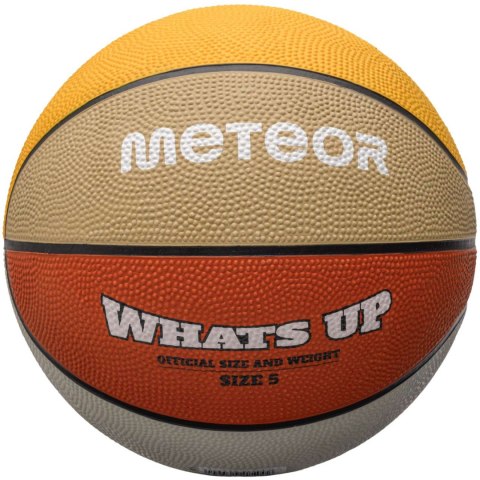 Piłka koszykowa Meteor What's Up pomarańczowo-beżowa 16797 Meteor