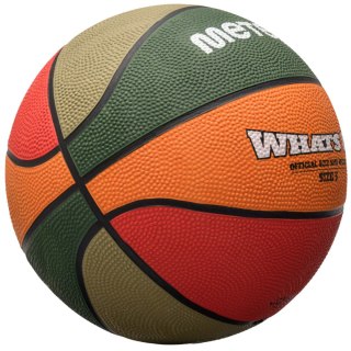 Piłka koszykowa Meteor What's Up zielono-pomarańczowa 16796 Meteor