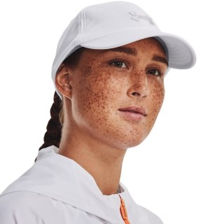 Czapka z daszkiem damska Under Armour Blitzing Adj OSFM biała 1376705 100 Under Armour
