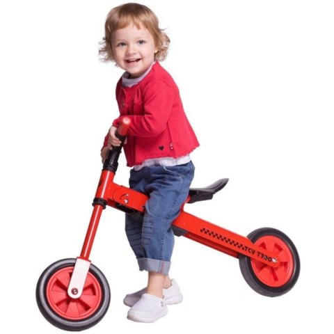 Rowerek biegowy Smj składany TCV-T700 czerwony Smj