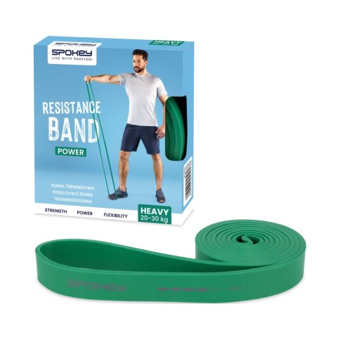 Guma Fitness Spokey Power Hard GN zielona 941953 Spokey