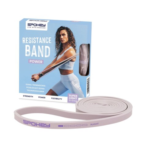 Guma Fitness Spokey Power Super Light VT różowa 941956 Spokey