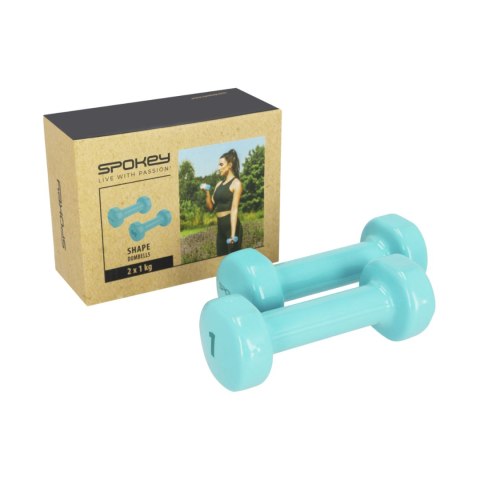 Hantle winylowe Spokey Shape 2x1kg 941965 Spokey