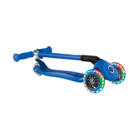 Hulajnoga SMJ Globber 3-kołowa 432-100-3 Primo Foldable Lights niebieska Smj