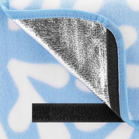 Koc piknikowy Spokey Breeze XL 210x150 cm niebieski 945902 Spokey