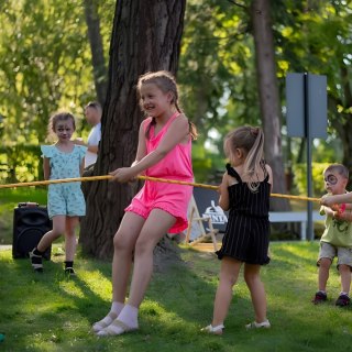 Lina animacyjna Poli 10 m czerwona Akson Akson