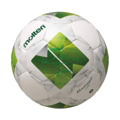Piłka nożna Molten Vantaggio biało-zielona F5N3400-G Molten