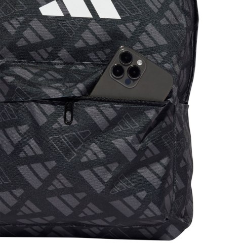Plecak adidas Classic Monogram Graphic czarno-szary JX1257 Adidas