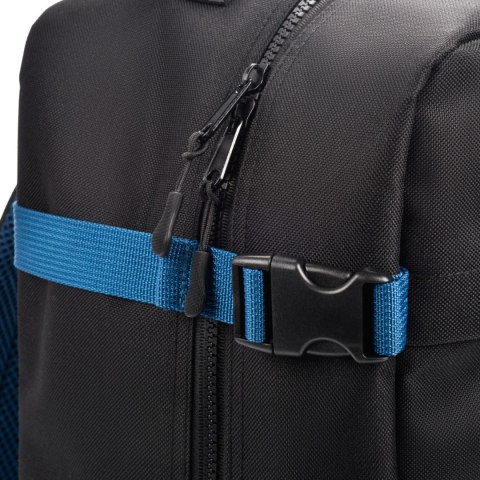 Plecak kabinowy Meteor Hermod czarno-niebieski 16883 Meteor