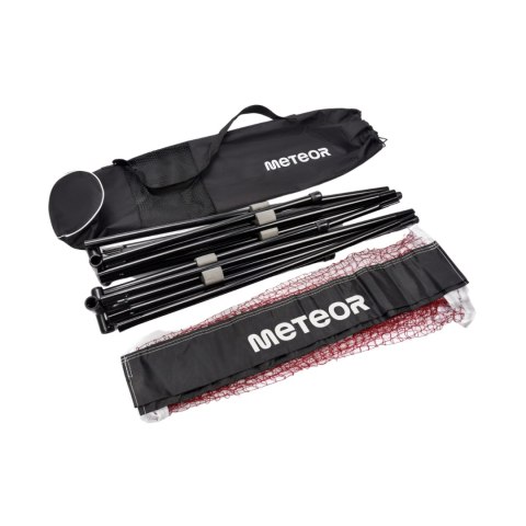 Siatka do badmintona, tenisa, siatkówki 3w1 + słupki Meteor 5.1 x 2.2 m 17602 Meteor