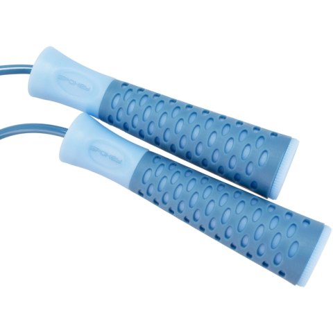 Skakanka z łożyskami Spokey Candy Rope niebieska 943630 Spokey