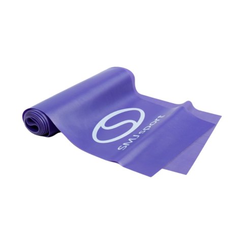 Taśma oporowa fitness Smj 0,50 mm 150x15 cm heavy fioletowa EX050 Smj