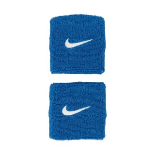 Frotki na rękę Nike Swoosh Wristbands 2 szt. niebieskie N1012405400OS Nike