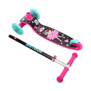 Hulajnoga Meteor trójkołowa Funny różowa 17748 Meteor