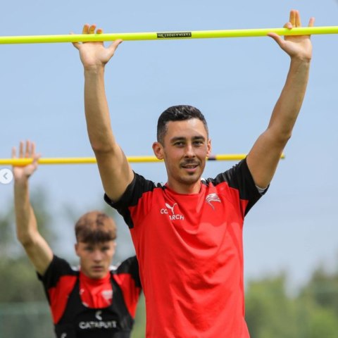 Laska gimnastyczna Yakima-Sport 1,6 m fioletowa 100704 Yakima Sport