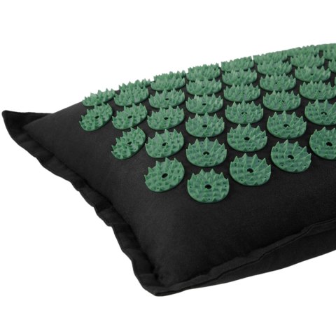 Mata do akupresury i masażu z poduszką Spokey Akumat czarno-zielona 944215 Spokey
