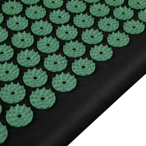 Mata do akupresury i masażu z poduszką Spokey Akumat czarno-zielona 944215 Spokey