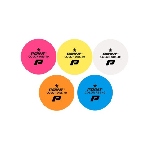 Piłeczki do ping ponga Point color 10szt Point