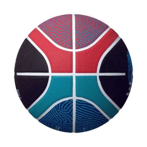 Piłka koszykowa Molten Fiba Replika czarno-niebiesko-czerwona B7G2000-E5Z ME2025 Molten
