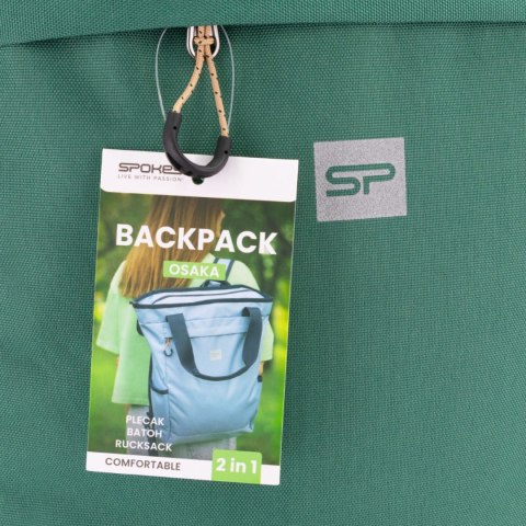 Plecak miejski/torba 2w1 Spokey Osaka 20 l zielony 943498 Spokey