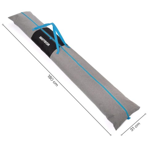 Pokrowiec na narty Meteor Croma szaro-czarny 17679 Meteor