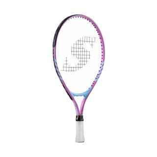 Rakieta do tenisa ziemnego Smj Teloon Girl 19 junior różowo-niebieska Smj