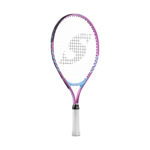 Rakieta do tenisa ziemnego Smj Teloon Girl 21 junior różowo-niebieska Smj