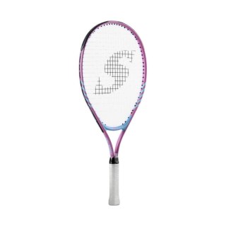 Rakieta do tenisa ziemnego Smj Teloon Girl 23 junior różowo-niebieska Smj