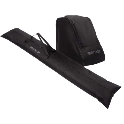 Zestaw narciarski Meteor Croma torba+pokrowiec czarny 17313 Meteor